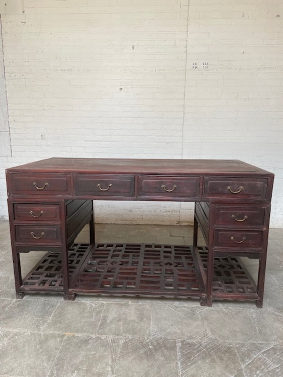 Image 1 of Chinesischer Schreibtisch eines Arztes 19. Jahrhundert