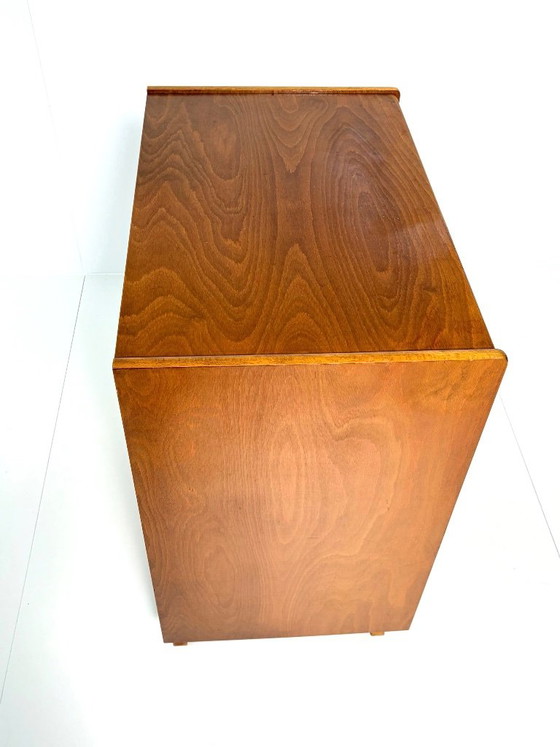 Vintage Chest of drawers with 4 drawers – Mid-Century Modern, 1950s, Teak look – Wood (photo 3 of 15)