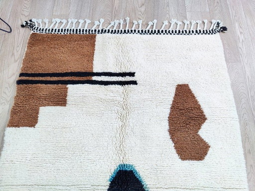 Traditioneller, handgeknüpfter Teppich aus reiner Wolle, Größe 2/3 m – Aime Té, vloerkleden en tapijten, Wool (photo 2 of 10)