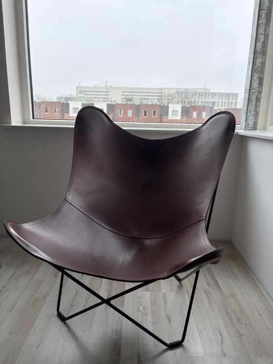 Image 1 of Cuero Design - Mariposa Chair pampas leer Mariposa Chair - chocolate