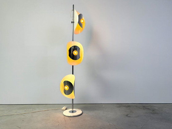 Mid Century Floor Lamp by Brevetatto Italy, 1960s – Floor lights, Metal, Stone (photo 11 of 11)