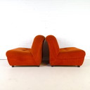 2x vintage armchairs