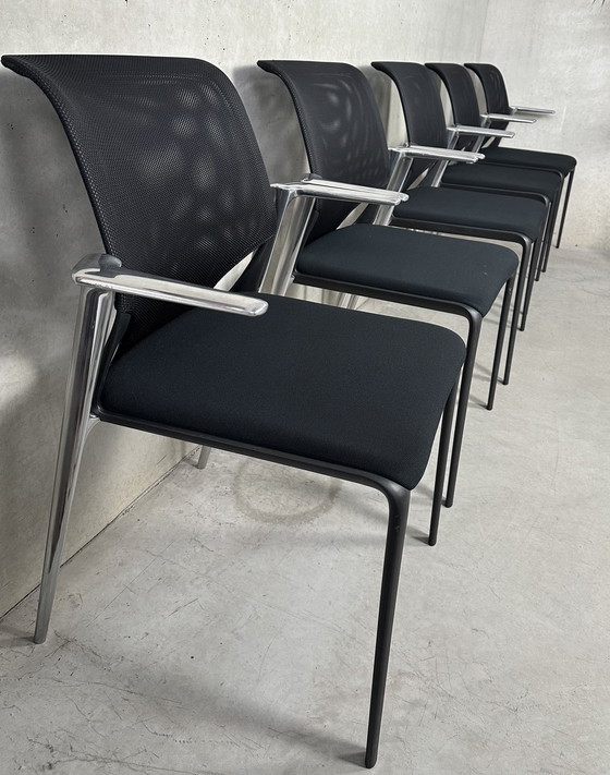 Image 1 of 5x chaises Vitra 'MedaSlim' - Alberto Meda
