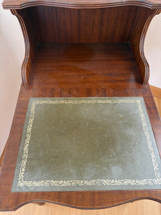 Image 1 of Empire-Schrank mit eingelegtem Leder und Schublade