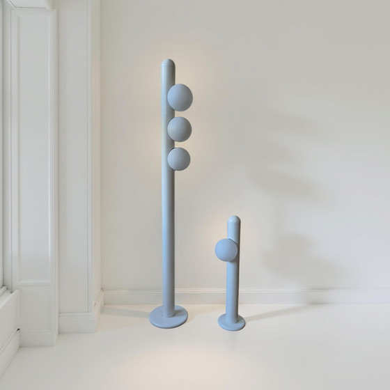 Image 1 of Set Of 2 Space Age Lamps, Holland 1970s