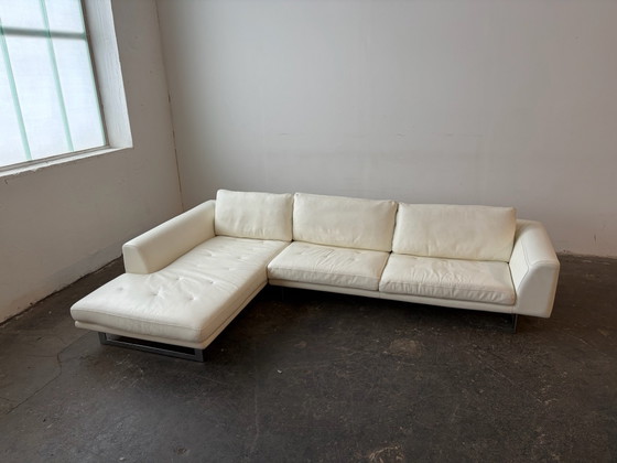 Come nuovo! Divano di design Roche Bobois Paris in pelle bianca – Divani angolari, Modern (photo 3 of 11)