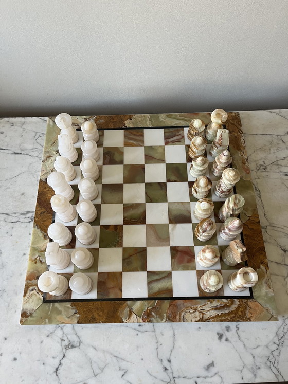 Image 1 of Grande scacchiera vintage in onice