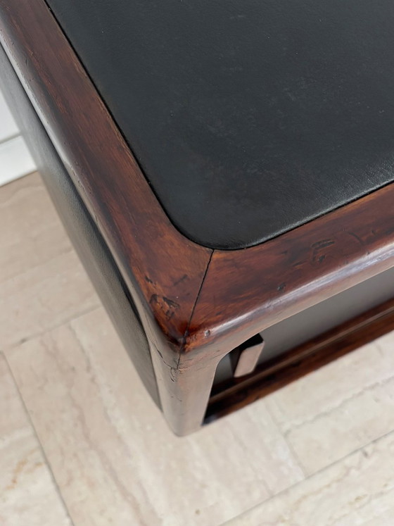 Credenza in legno e pelle, Finlandia, anni '50 – Credenze con vetrina, Scandinavian (photo 18 of 21)
