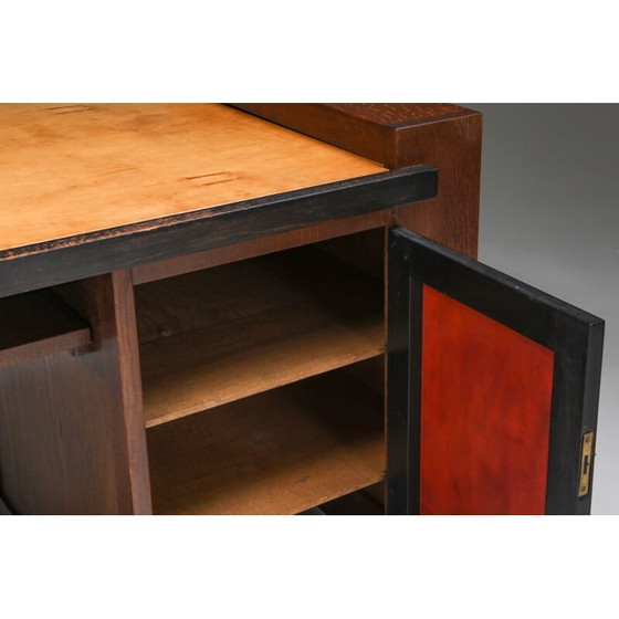 Image 1 of Vintage Modernist Desk by M. Wouda for H. Pander 1930s