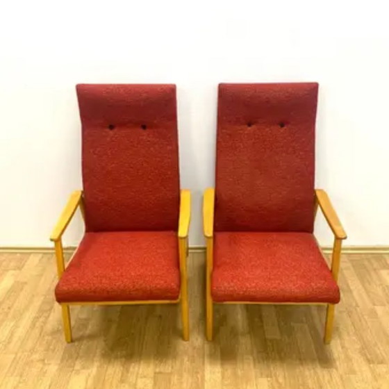 Image 1 of Retro fauteuils, TON, Tsjecho-Slowakije, jaren 60