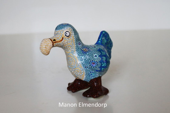Image 1 of 100% Handgemaakt Beeldje Dodo / Vogel Kunst Nieuw