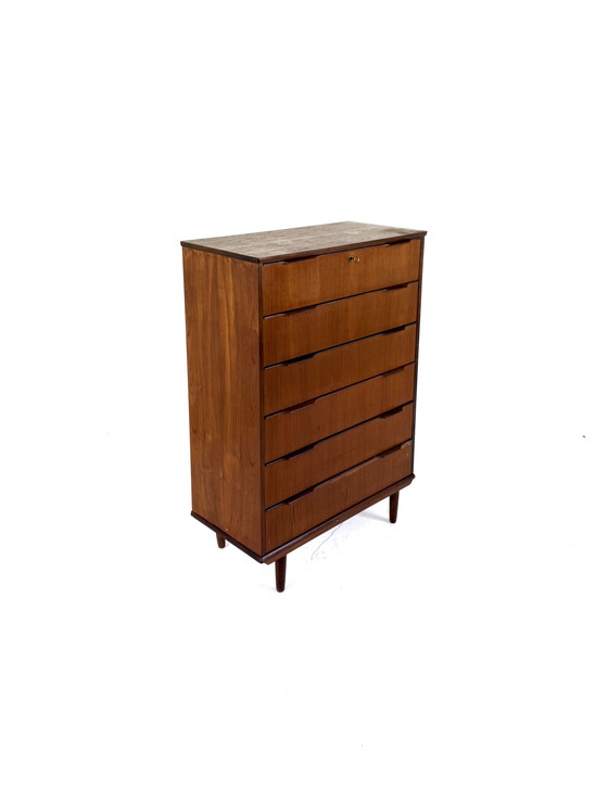Image 1 of Vintage XXL teak chest of drawers, Ejsing Møbelfabrik '60