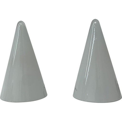 Set of 2 vintage teepee table lamps by SCE, 1970s