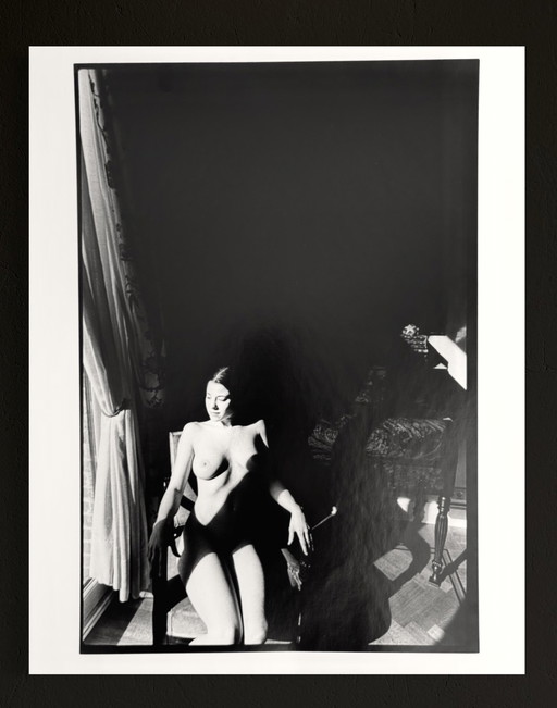 Michel Pinel ( 1949 ) Grande photographie 50cm x 40cm / Modèle dans la mi-ombre / édition 3/15