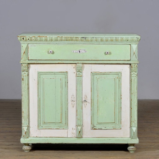 Aparador antiguo de pino, circa 1910