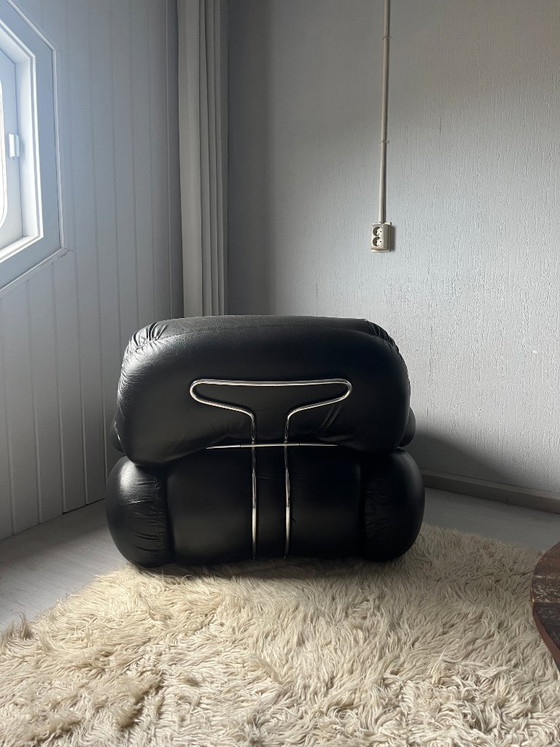 Vintage Design Fauteuil Adriano Piazzesi Okay Chair – Chaises longue, Skai (photo 6 of 6)