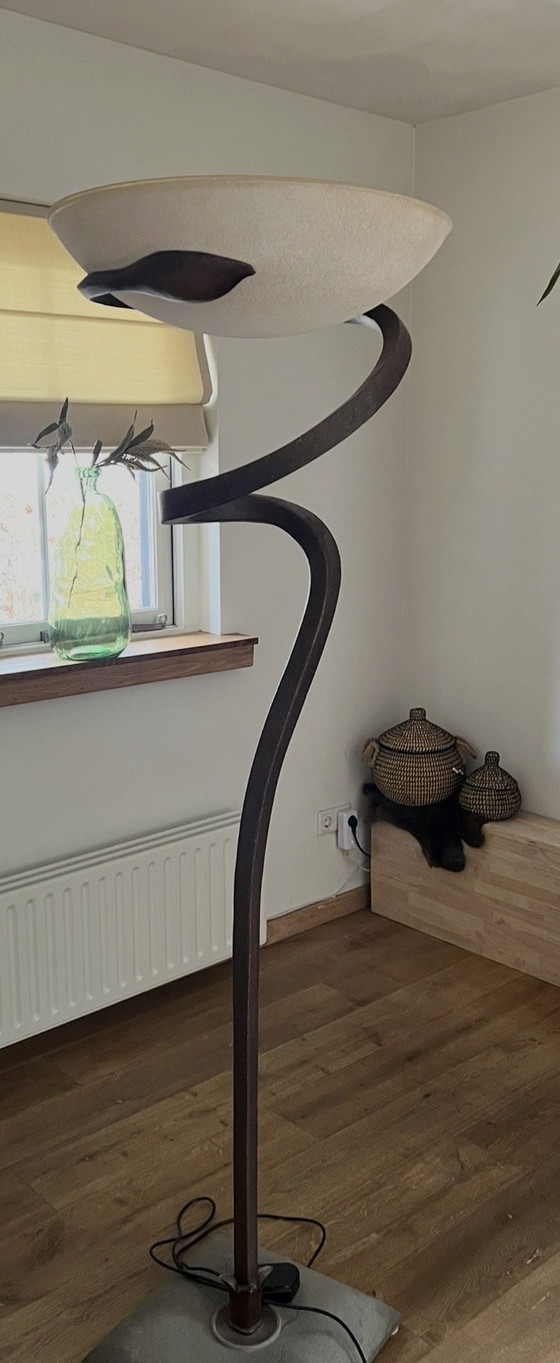 Image 1 of Set of 3 Elegant Wall Lamps + 1 Design Floor Lamp Enzo Campialini