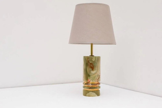 Image 1 of Mid-century modern Italian brass table lamp, 1970s