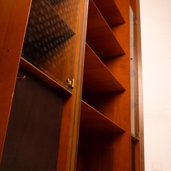 Afra & Tobia Scarpa Artona Librería de Palisandro Mid Century Maxalto 1970 – Leather, Mid Century Modern (photo 17 of 23)