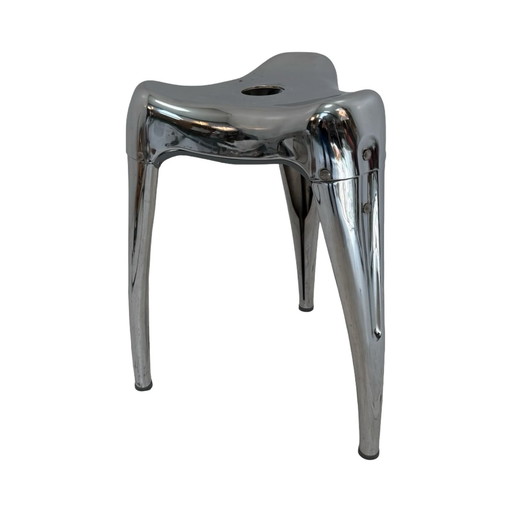 Yasu Sasamoto- Dulton - Industrial vintage stool, model Wisdom Tooth - Full Chrome