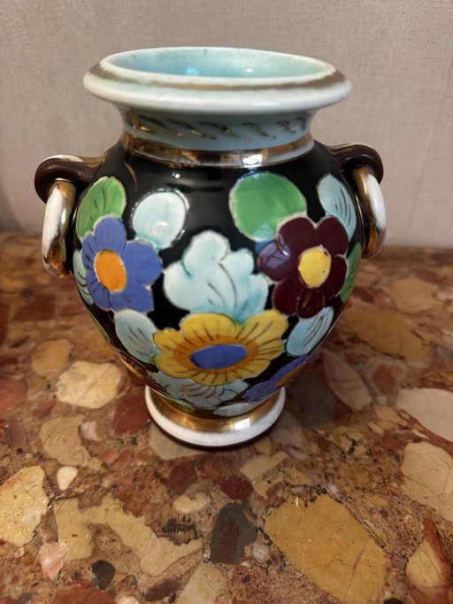 Vintage Ceramic Vase Cerazur Monaco