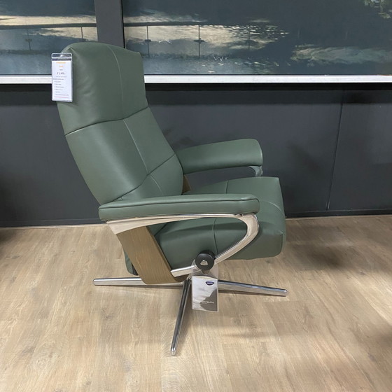 Image 1 of Sillón reclinable grande Stressless David con reposapiés