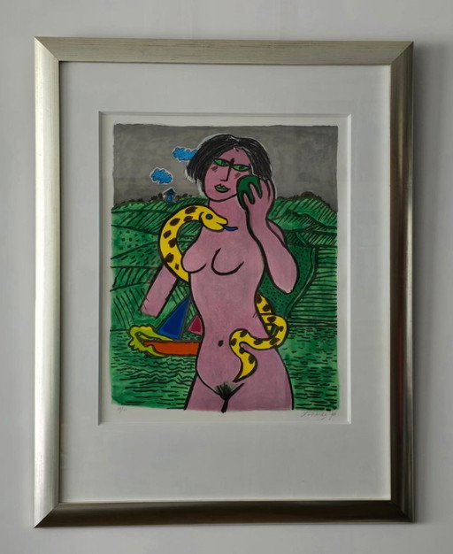 Corneille – Eva – signiert – 1998