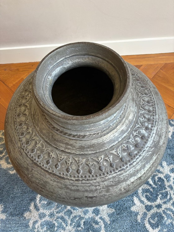 Image 1 of Indische vaas, metaal