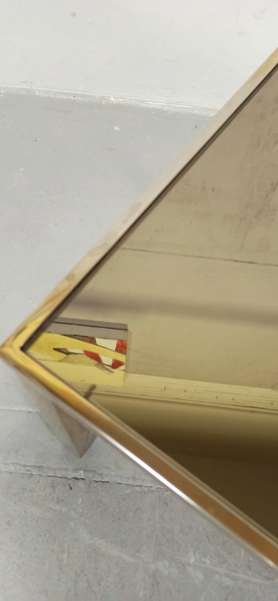 Image 1 of Belgo Chrom Dewulf smoked glass side table 