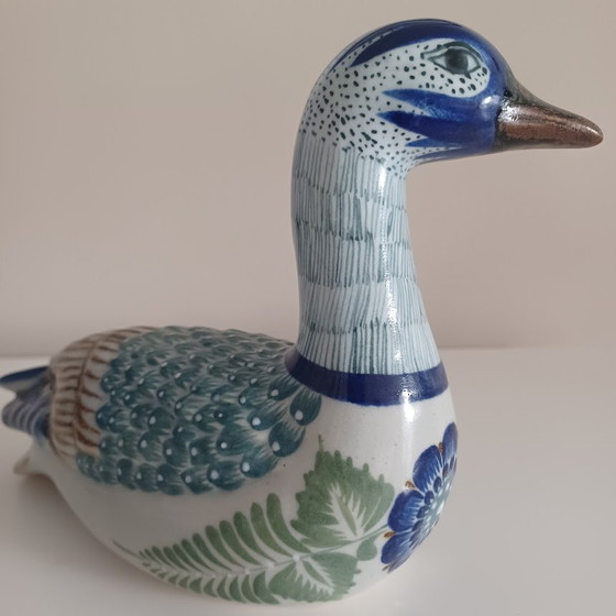 Image 1 of Erandi Tonala. Messico. Annata 1960. Anatra dipinta a mano.