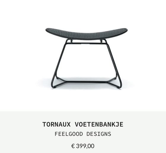 Fauteuil lounge Feelgood Design + repose-pieds pour intérieur et extérieur – Metal, Plastic (photo 2 of 5)