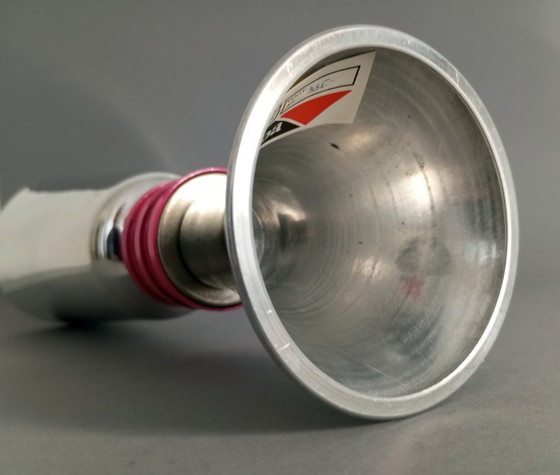 Image 1 of Coppia di vasi di design brutalista/futuristico della Hungarian Industrial Arts Company, anni '70 (Tamás Borsfay?).