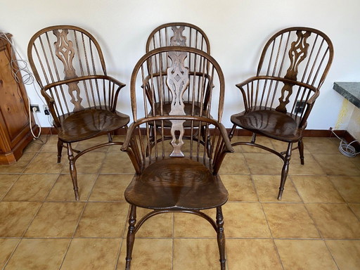 Windsor Stühle mit hoher Rückenlehne