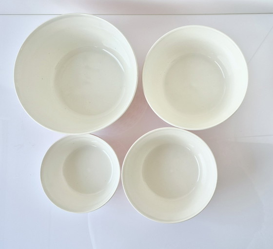 Image 1 of Original Art Deco Ditmar Urbach Znojmo Ceramic Majolica Bowl Set circa 1929 Z-Mark Rare!