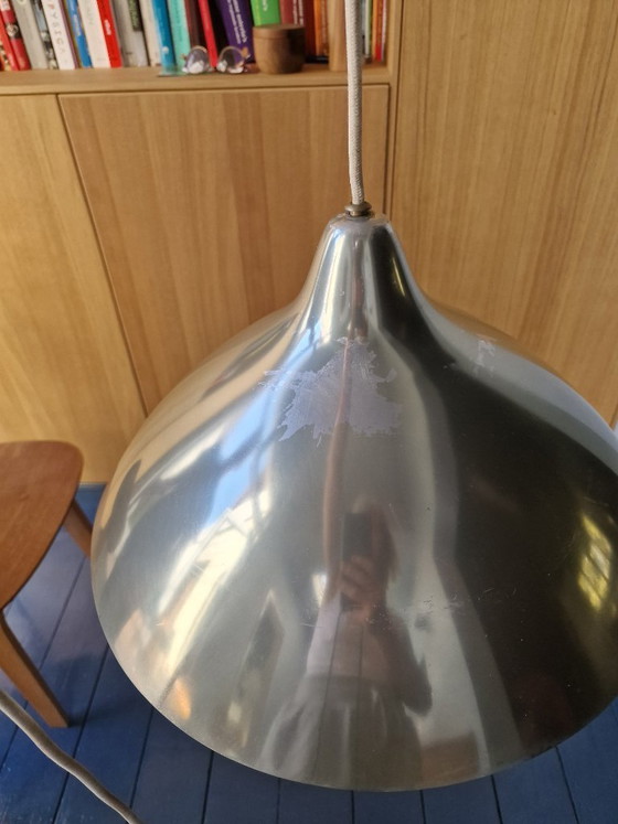 2 Lampade a sospensione Design Vintage Lisa Johansson-Pape – Stockman-orno, Silver (photo 4 of 10)