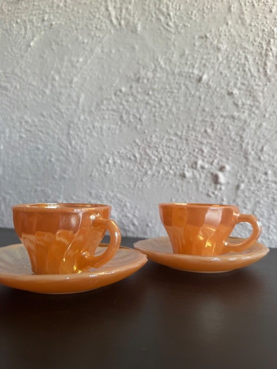 2 set vintage Fire King Kop e Schotel Van Anchor Hocking – Accessori da tavola, Glass (photo 18 of 18)