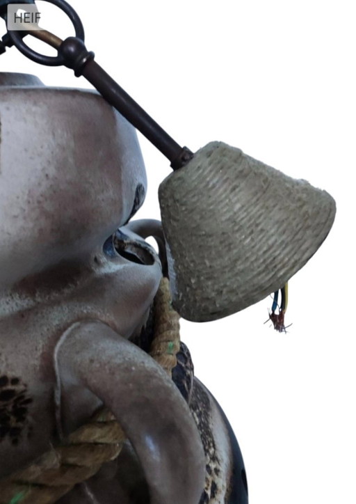 Vintage ceramic lamp by Kaiser Idell / Kaiser Leuchten