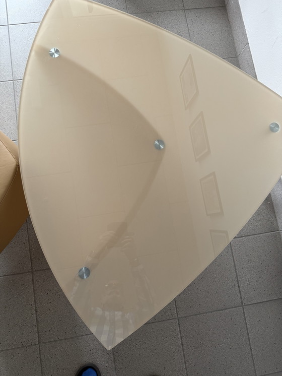 Image 1 of Leolux Joey coffee table + leather side table