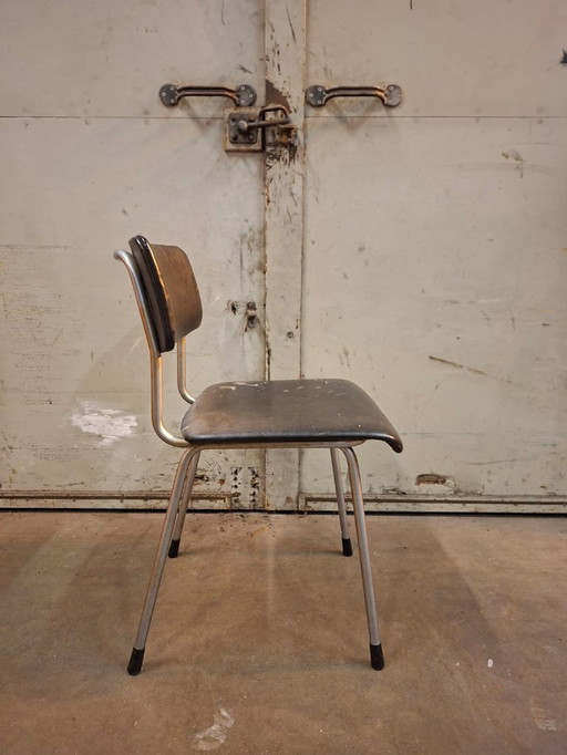 Vintage Gispen chair 1231 1960s black