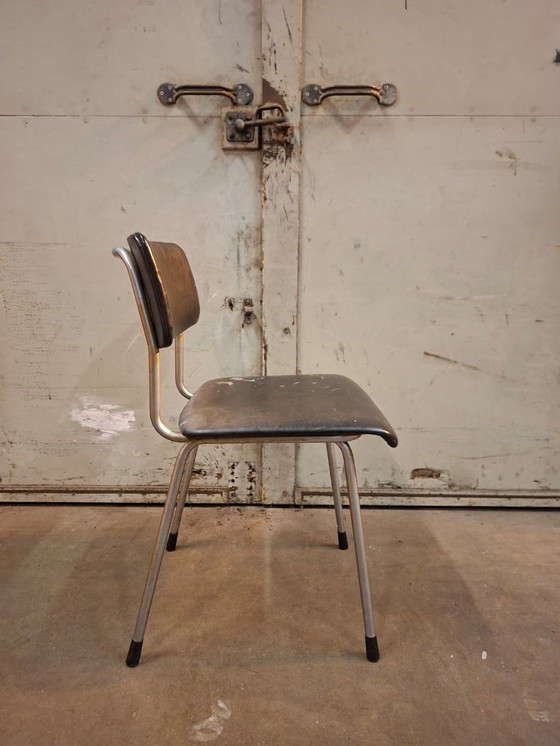 Image 1 of Vintage Gispen chair 1231 1960s black