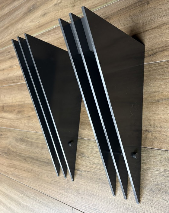 Image 1 of Een paar "Tako" wandlampen van architect Marc Roqueta, geproduceerd door Roland Jamois.