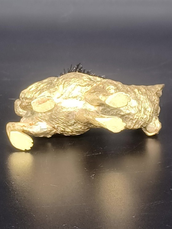 Image 1 of Hermosa representación de una liebre en bronce vienés, década de 1900.