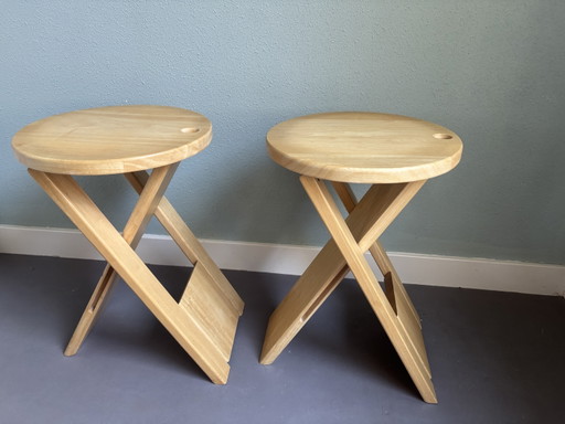 Suzy Stool – krukjes, Plastic, Wood