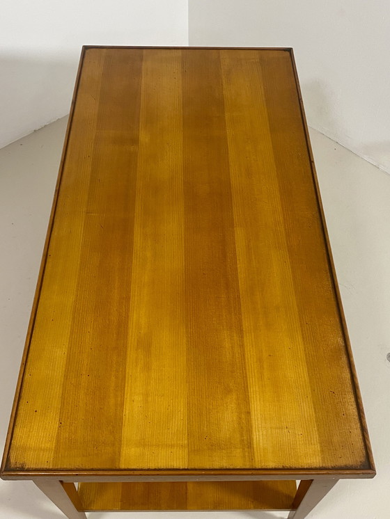 Image 1 of Vintage 70's oak coffee table Ref Claudia