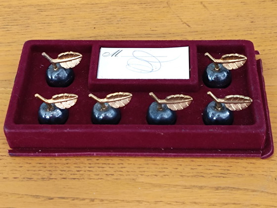 Image 1 of Juego de 6 placas de identificación de metal