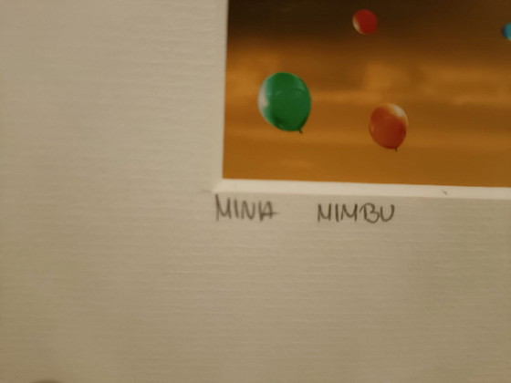 Mina Nimbu Balloon Art framed, Yellow Korner, Photography, Glass, Paper, Black (photo 5 of 7)