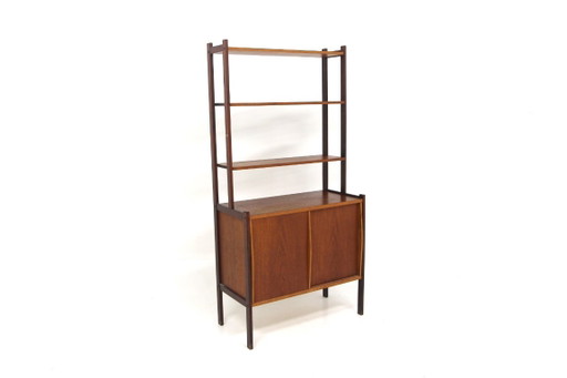Libreria scandinava in teak, Svezia, 1960