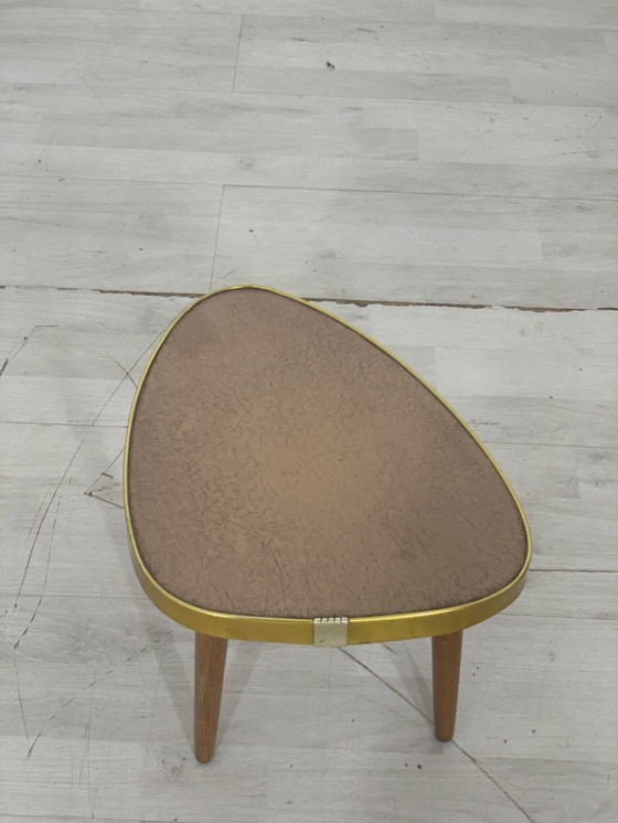 Image 1 of schattige niervormige bloementafel bijzettafel VINTAGE