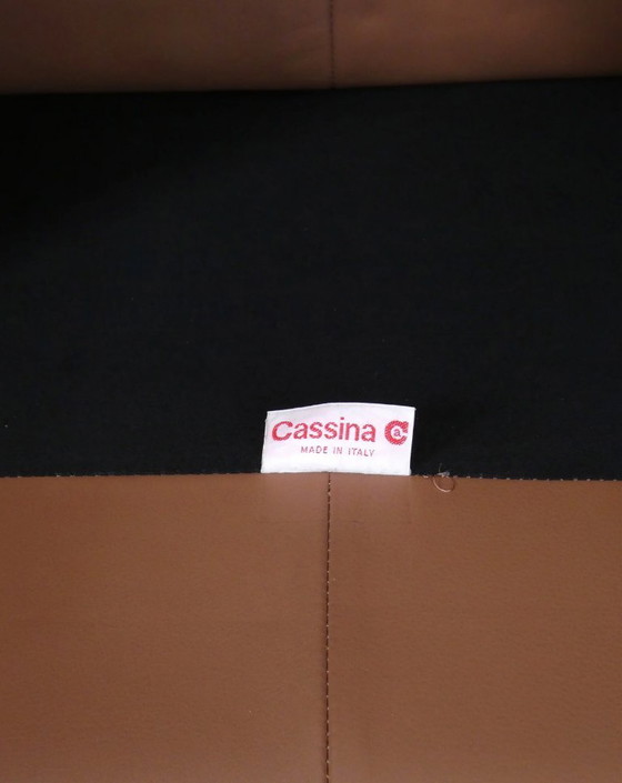 Image 1 of Cassina Maralunga 2 posti in pelle color mocca