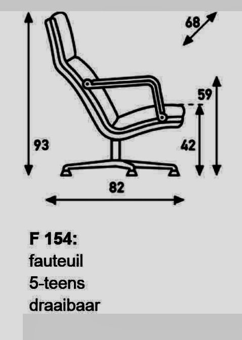 Image 1 of Artifort F154 Sessel